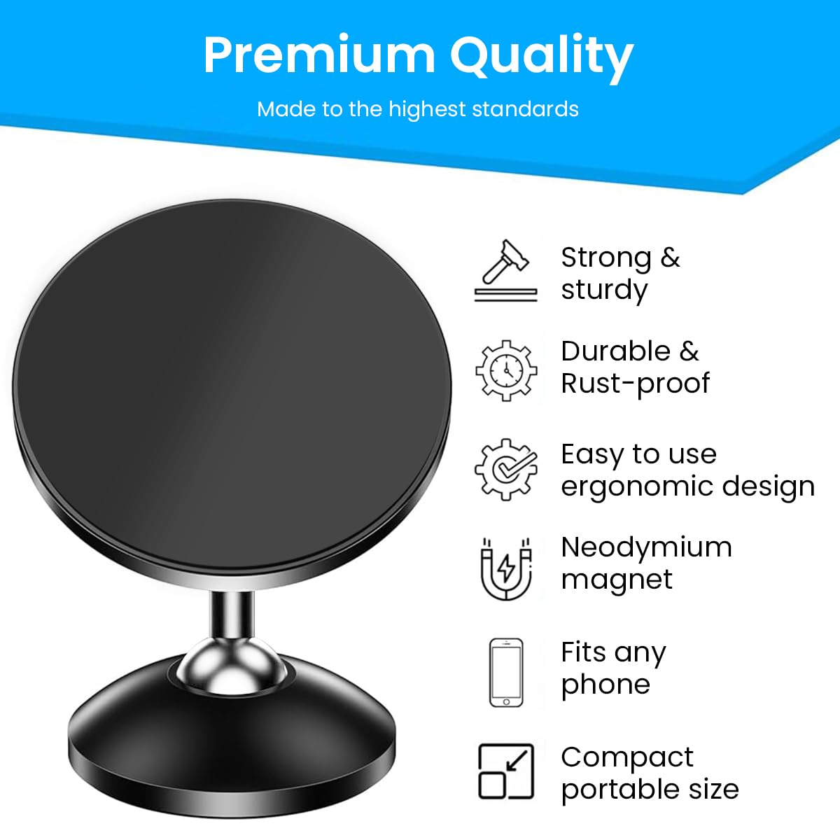ZORBES® Magnetic Phone Holder for MagSafe Magnetic Phone Holder 360 Degree Rotatable Design Gym Magnetic Phone Holder Self Adhesive Wall Phone Holder Metal Countertop Magnetic Phone Holder ZORBES® Magnetic Phone Holder for MagSafe Magnetic Phone Holder 360 Degree Rotatable Design Gym Magnetic Phone Holder Self Adhesive Wall Phone Holder Metal Countertop Magnetic Phone Holder